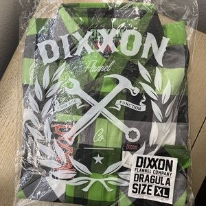 Dixxon Flannel “Dragula” Mens XL. New in bag 💚💚